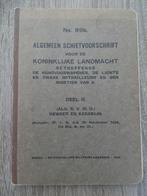 Alg. Schietvoorschrift Lichte + zware Mitr. mortier 8, Nederland, Boek of Tijdschrift, Ophalen of Verzenden, Landmacht
