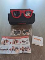 Bidutchy Zonnebril rood met verwisselbare glazen, Overige merken, Zonnebril, Nieuw, Ophalen of Verzenden
