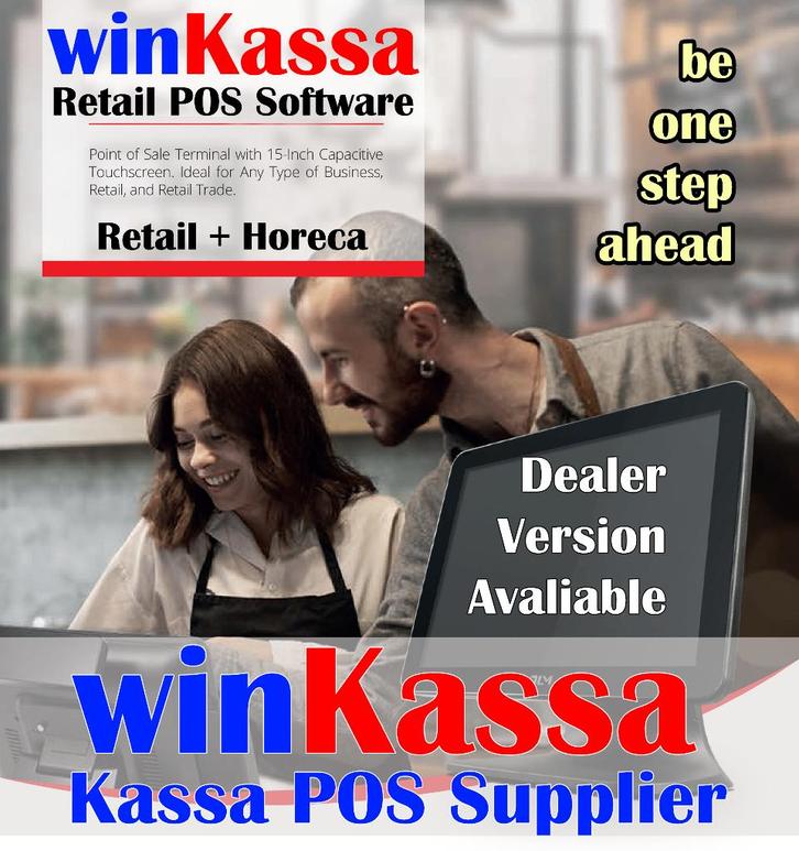 POS Kassasysteem Software Horeca Retail nu slechts €100,-, Computers en Software, Office-software, Nieuw, Windows, Ophalen of Verzenden