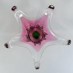 Grote stervormige Boheems glazen schaal, Josef Hospodka, Antiek en Kunst, Antiek | Glas en Kristal, Ophalen of Verzenden