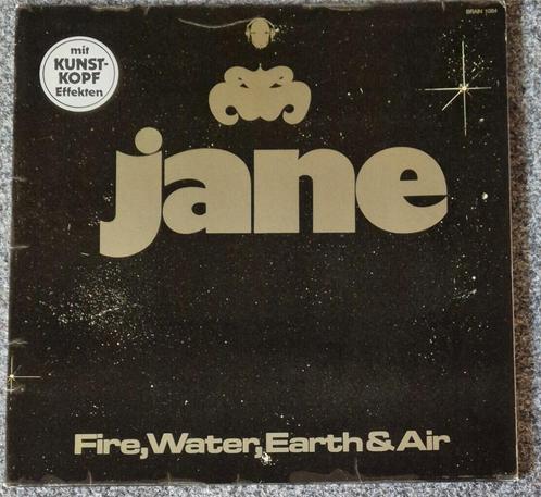 Jane ‎– Fire, Water, Earth & Air, Cd's en Dvd's, Vinyl | Pop, 1960 tot 1980, Ophalen of Verzenden