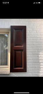 12 stuks massieve merbau raamluiken, Doe-het-zelf en Verbouw, Deuren en Horren, La belle porte, Jurgen.hoogenboezem@gmail.com