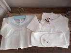 Antiek baby bloesje + vintage overslag hemdje en navelbandje, Antiek en Kunst, Ophalen, Kinderen