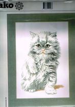 Cado aanbieding Pako groot borduurpakket grote poes, Ophalen of Verzenden, Nieuw, Handborduren, Borduurpakket