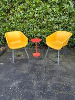 Hartman Tuinstoel - Geel - Zithoogte 44cm, Tuin en Terras, Tuinstoelen, Ophalen of Verzenden, Gebruikt, Kunststof