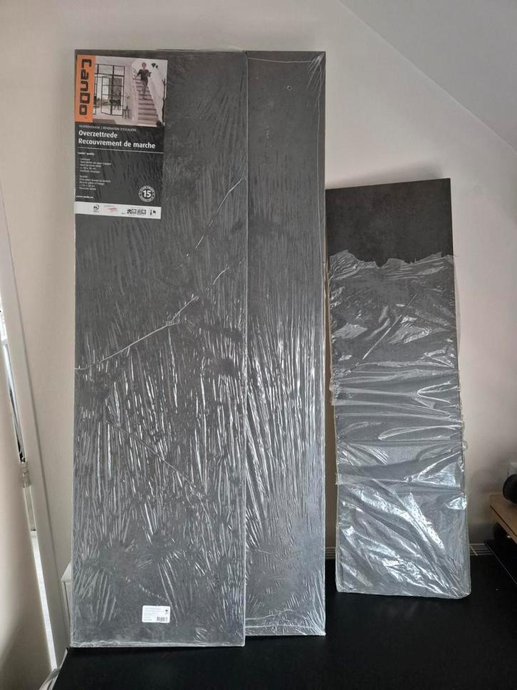 3x CanDo Overzettreden 130x38 / 100x30 Antraciet Betonlook, Doe-het-zelf en Verbouw, Hout en Planken, Nieuw, Plank, Overige houtsoorten