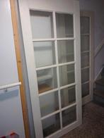 2 deuren hardhout, Doe-het-zelf en Verbouw, Ophalen, Binnendeur, 200 tot 215 cm