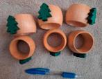 6 x servetring met kerstboom erop, Diversen, Kerst, Ophalen of Verzenden, Zo goed als nieuw