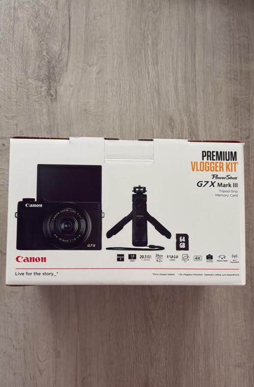 CANON PowerShot G7X Mark III Vlogger Kit, Audio, Tv en Foto, Fotocamera's Digitaal, Nieuw, Canon, 8 keer of meer, Ophalen