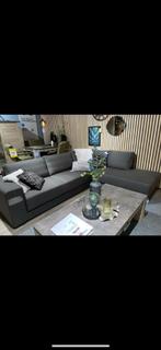 Bank met lounge, Huis en Inrichting, Ophalen, 250 tot 300 cm, Gebruikt, Hoekbank