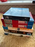 Stapel legpuzzels 1000 stukjes, Hobby en Vrije tijd, Denksport en Puzzels, Ophalen, 500 t/m 1500 stukjes, Zo goed als nieuw