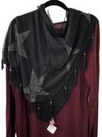 NIEUW MOMENT BY MOMENT shawl sjaal zwart, Kleding | Dames, Mutsen, Sjaals en Handschoenen, Verzenden, Moment by Moment, Maat 46/48 (XL) of groter