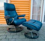 Verbluffend mooie Stressless View Signature & hocker, Huis en Inrichting, Verzenden, Zo goed als nieuw, Leer