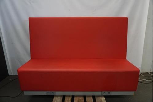 Treinbank, horeca bank wandbank, Huis en Inrichting, Banken | Bankstellen, Gebruikt, Rechte bank, Tweepersoons, 150 tot 200 cm