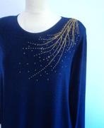 top Magna, Maat 46/48 (XL) of groter, Lange mouw, Verzenden, Blauw