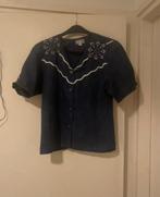 Blouse, 100%linnen, blauw, maat m(38), Ophalen of Verzenden, Zo goed als nieuw, Maat 34 (XS) of kleiner, Blauw