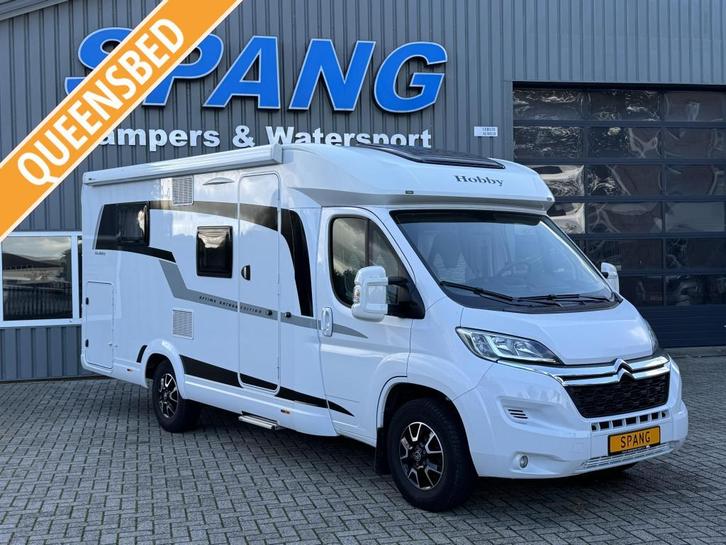 Hobby Optima V65 GQ On tour | 2020 | Queensbed | Compact, Caravans en Kamperen, Campers, Bedrijf, tot en met 3, Half-integraal