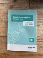 Bio examenstof vwo 2023/2024 Lyceo, Boeken, Schoolboeken, Verzenden, Zo goed als nieuw, VWO, Biologie