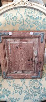 Brocante wanddecoratie hout voor kaars, Ophalen of Verzenden