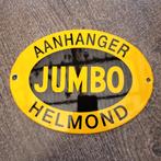 Emaille bord Jumbo Aanhanger 4, Ophalen of Verzenden, Reclamebord