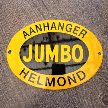 Emaille bord Jumbo Aanhanger 4 beschikbaar voor biedingen