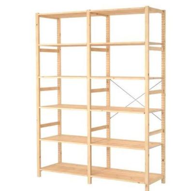 Ikea Ivar boekenkast zijpanelen planken kastjes lades - afbeelding 8