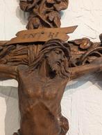 Antieke eikenhouten corpus 70 cm hoog. €200., Antiek en Kunst, Ophalen