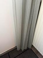 Gordijnen inbetween vergrijst groen 4 x 1.15 x 2.48 hoog, 100 tot 150 cm, 200 cm of meer, Ophalen of Verzenden, Zo goed als nieuw