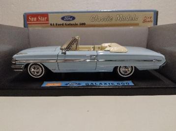 Ford Galaxie 500 cabriolet licht blauw Sun Star 1:18 KRD beschikbaar voor biedingen