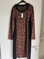 Nieuw jurk van Yesta bruin luipaard print maat 16 = 44/46, Bruin, Maat 46/48 (XL) of groter, Ophalen of Verzenden, Onder de knie