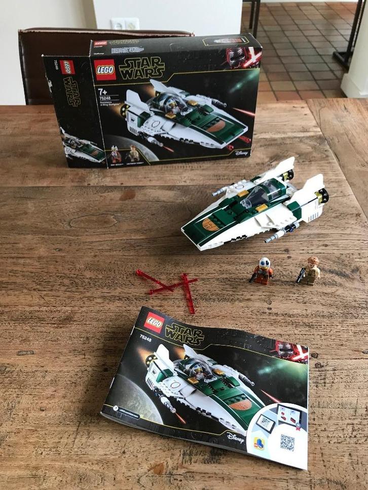 Lego Star Wars 75248 Resistance A-wing Starfighter, Kinderen en Baby's, Speelgoed | Duplo en Lego, Zo goed als nieuw, Lego, Complete set