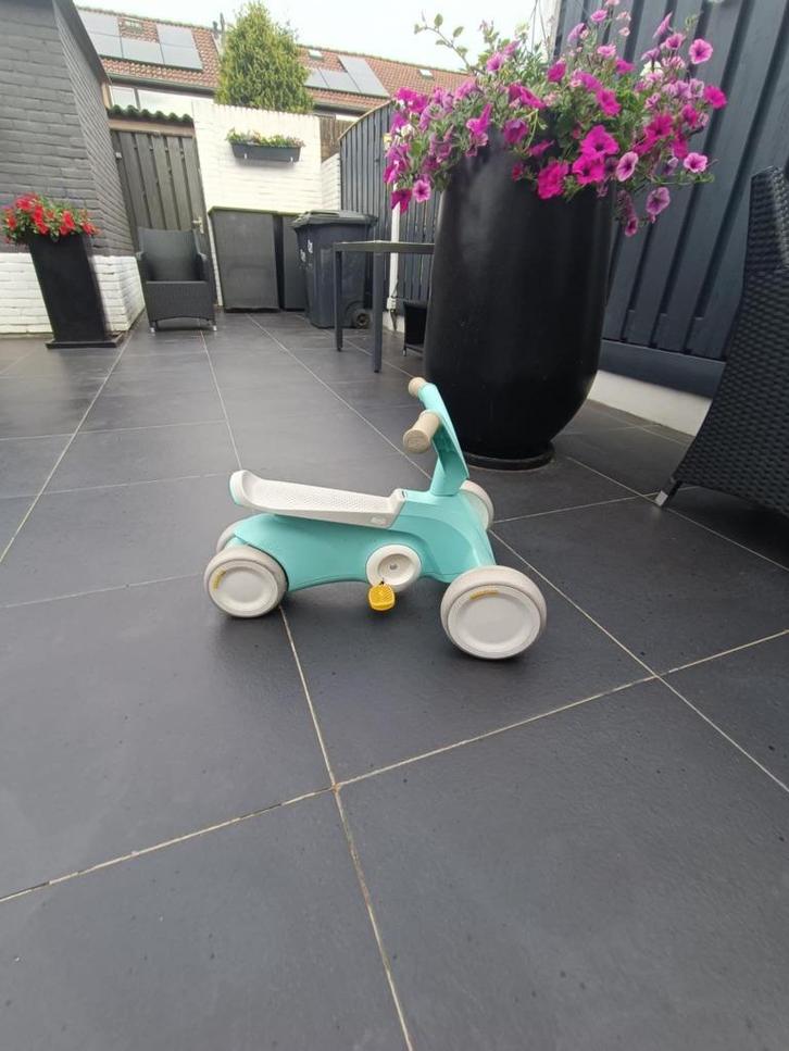 BERG GO Loopauto  - Uitklapbare pedalen - Mint, Kinderen en Baby's, Speelgoed | Buiten | Voertuigen en Loopfietsen, Gebruikt, Loopfiets