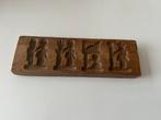 Houten Koekjesvorm met Figuren - Antiek Keukenaccessoire, Ophalen of Verzenden