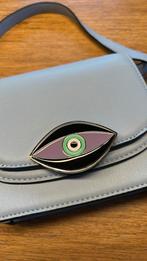 Blauw Schoudertasje met Oog Detail ESSENTIEL antwerp, Ophalen of Verzenden, Zo goed als nieuw, Blauw, Schoudertasje
