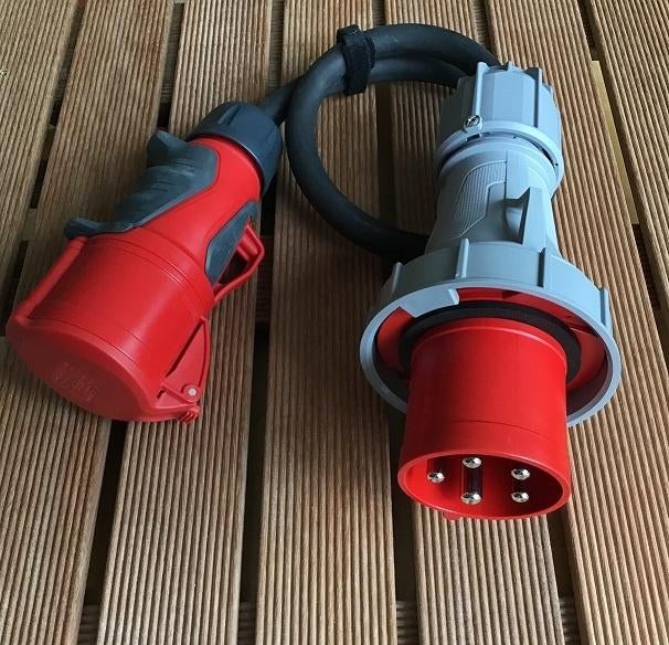 CEE 63A - 32A verloop adapter Pro-serie 380V - 400V AC, Verzenden, Nieuw, Overige typen