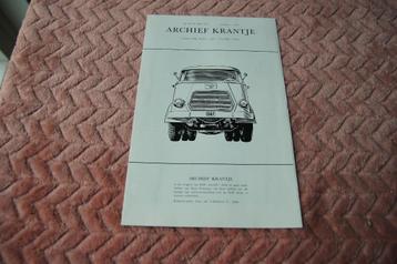 Daf archief krantje 1973 beschikbaar voor biedingen