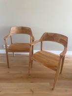 2 “Luca Teakhout” stoelen van Het Mandenhuys, Ophalen, Zo goed als nieuw