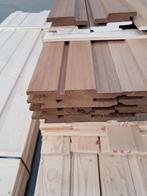 Partijtje ayous channelsiding 1,8x11 embossed, Ophalen, Zo goed als nieuw, 250 cm of meer, Balken