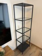 Zwarte IKEA VITTSJO Stellingkast, Huis en Inrichting, Kasten | Stellingkasten, Ophalen, Zo goed als nieuw