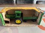 John Deere tractor met wagen Ertl #70 Ertl, Ophalen of Verzenden, Zo goed als nieuw, Tractor of Landbouw, ERTL