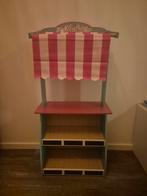 Marktkraam en poppentheater in één, Kinderen en Baby's, Speelgoed | Speelkeukens, Ophalen, Gebruikt, Hout