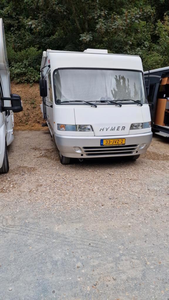 Hymer B584 Integraal camper, Caravans en Kamperen, Campers, Particulier, tot en met 3, Integraal, Hymer, Fiat, Diesel, Handgeschakeld