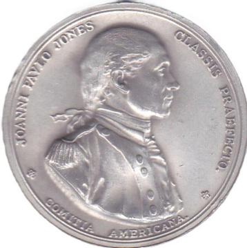 JOHN PAUL  JONES SHIP MILITAIRE MEDAILLE beschikbaar voor biedingen