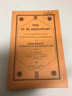 Wet op de Krijgstucht Jansen, Ophalen of Verzenden, Voor 1940, Gelezen