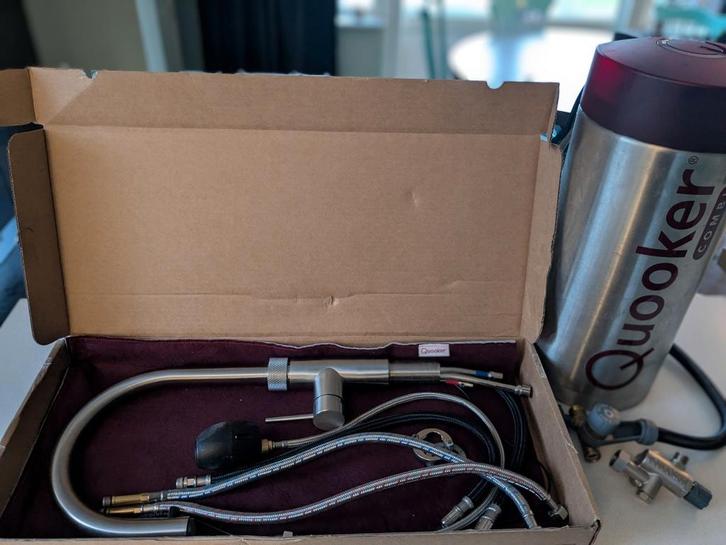 Quooker Flex RVS met combi(+) boiler complete set, Huis en Inrichting, Keuken | Keukenelementen, Zo goed als nieuw, Minder dan 100 cm