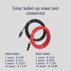 Solar kabel op maat, Doe-het-zelf en Verbouw, Elektra en Kabels, Germat, Nieuw, Kabel of Snoer, Germat