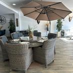 Ronde Wicker Tuinset 4 Seasons Outdoor (4SO) – ZGAN TWV 4500, Verzenden, ., Zo goed als nieuw, .