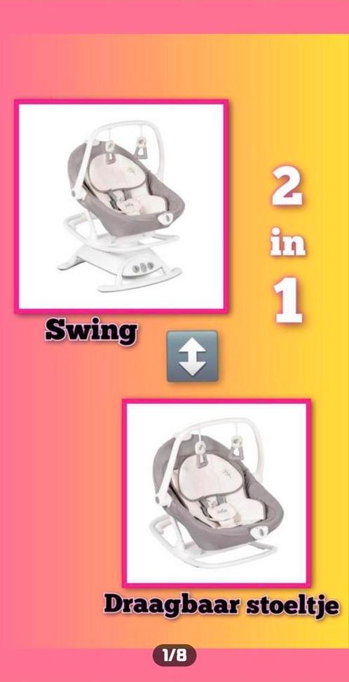 Joie Sansa 2in1 babyswing schommelstoeltje niet gratis, Kinderen en Baby's, Kinderstoelen, Zo goed als nieuw, Gordel(s), Ophalen