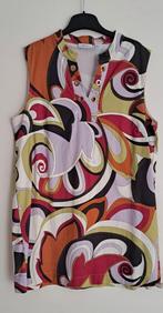 Veelkleurig tuniek, jaren 70 stijl. 1x gedragen. XL, Ophalen of Verzenden, Zo goed als nieuw, Maat 46/48 (XL) of groter, Korte mouw
