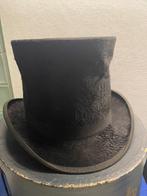 Vintage oude hoed, klein maatje met originele doos, Antiek en Kunst, Ophalen of Verzenden